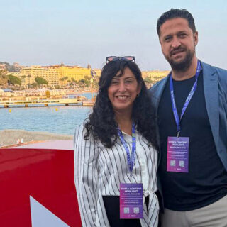 WediaCorp CEO Serhat Ferhat Atasoy and WediaCorp Founder Ms. Funda Şen at MIPCOM